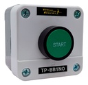 Caja + Botón Pulsador Verde Start +1na 3a 240v Tp-bb1no 2pza