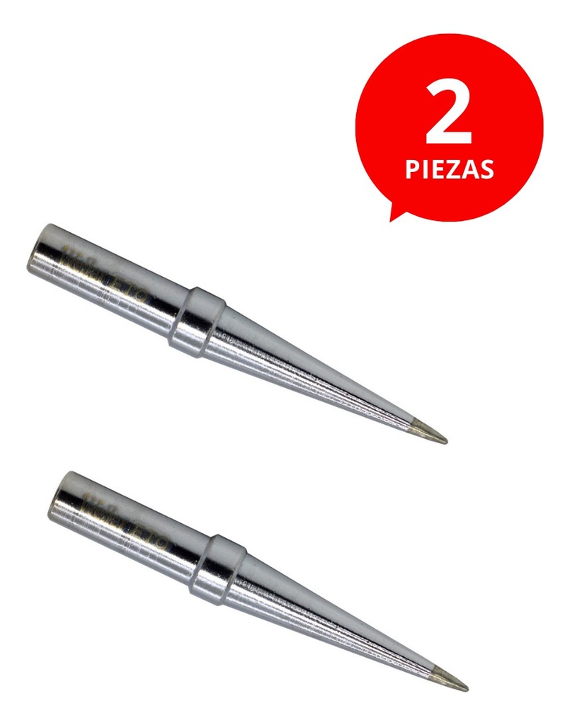 Punta Para Cautín Tipo Cono Largo 0.79mm Weller Eto (2 Pzas)