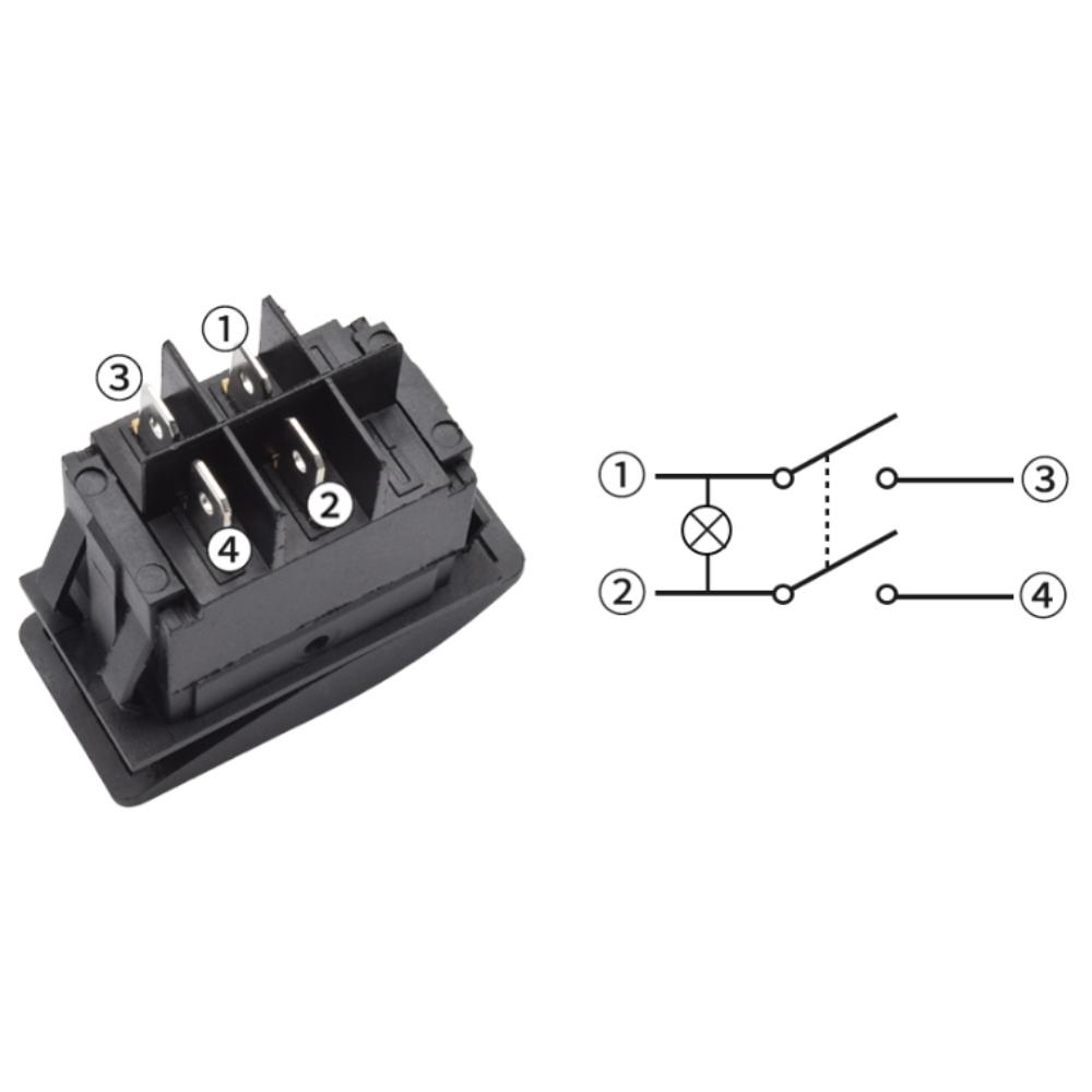 TP-ASB — SWITCH AUTOMOTRIZ AZUL, 12V/20A