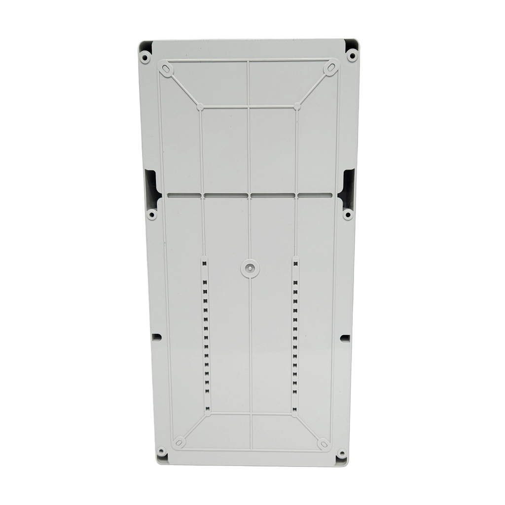 40208505 — CAJA CON KNOCKOUTS PRE-PERFORADOS PLASTICA ABS DE CONEXIONES 218X448X97MM. GRIS IP67