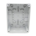 40201605 — CAJA CON KNOCKOUTS PRE-PERFORADOS PLASTICA ABS DE CONEXIONES 117X187X75MM. GRIS IP67