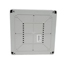 40205205 — CAJA CON KNOCKOUTS PRE-PERFORADOS PLASTICA ABS DE CONEXIONES 218X1218X146.5MM. GRIS IP67 CUBIERTA ELEVADA