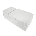 40208605 — CAJA CON KNOCKOUTS PRE-PERFORADOS PLASTICA ABS DE CONEXIONES 218X448X147MM. GRIS IP67