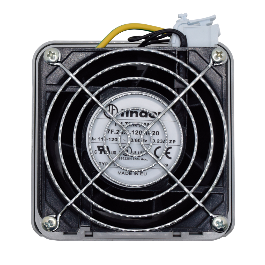 7F2081202055 - VENTILADOR CON FILTRO (120VAC) (125X125)