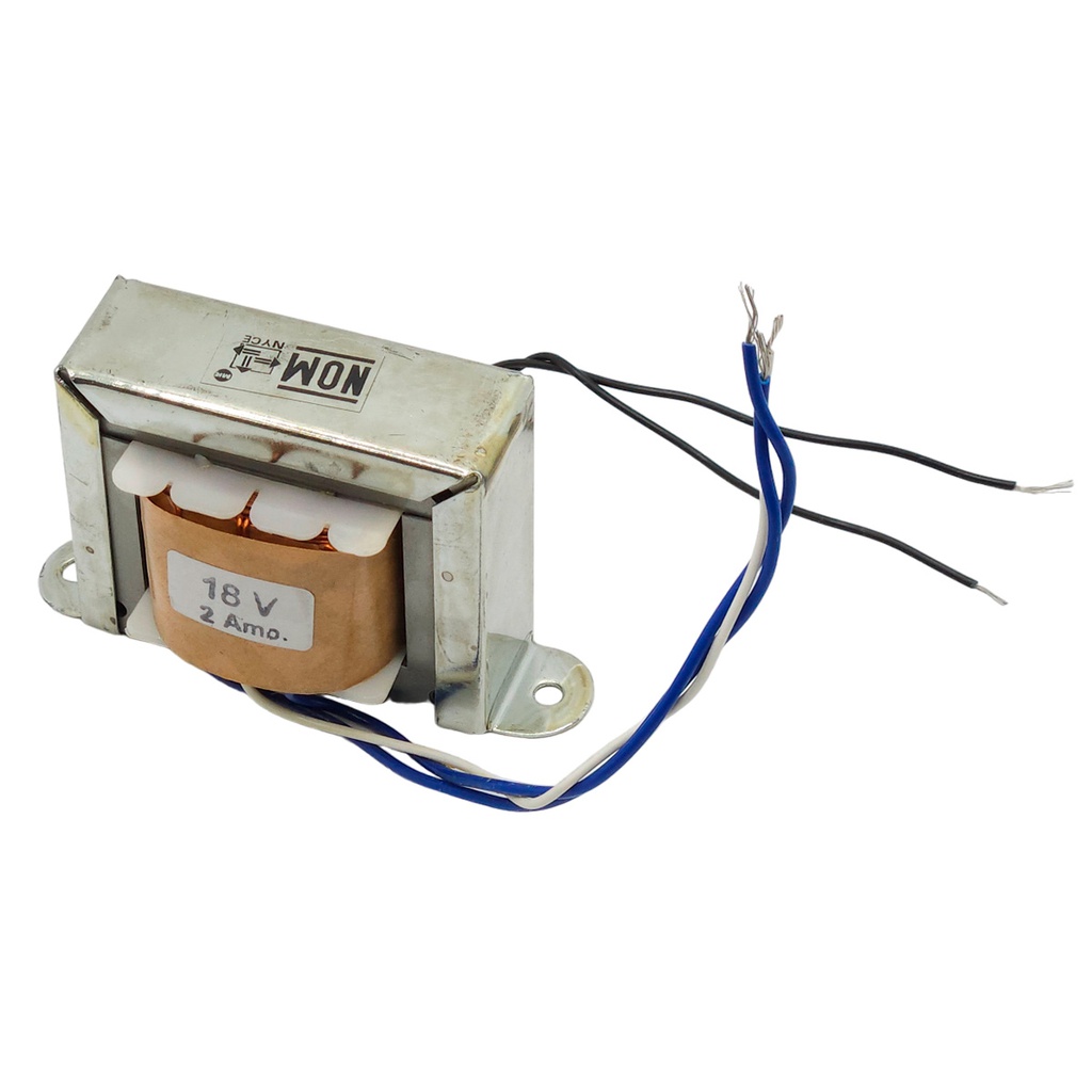 18V2A/120V - TRANSFORMADOR 18V 2AMP,ENTRADA 120VCA