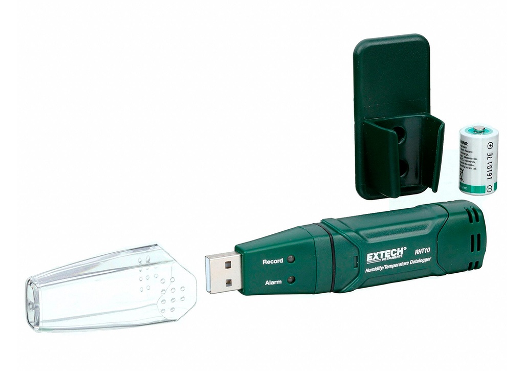 RHT10 - REGISTRADOR USB P/TEMP.Y HUMEDAD (40-70°C/0-100%) SELECCIÓN 2SEG. - 24HRS