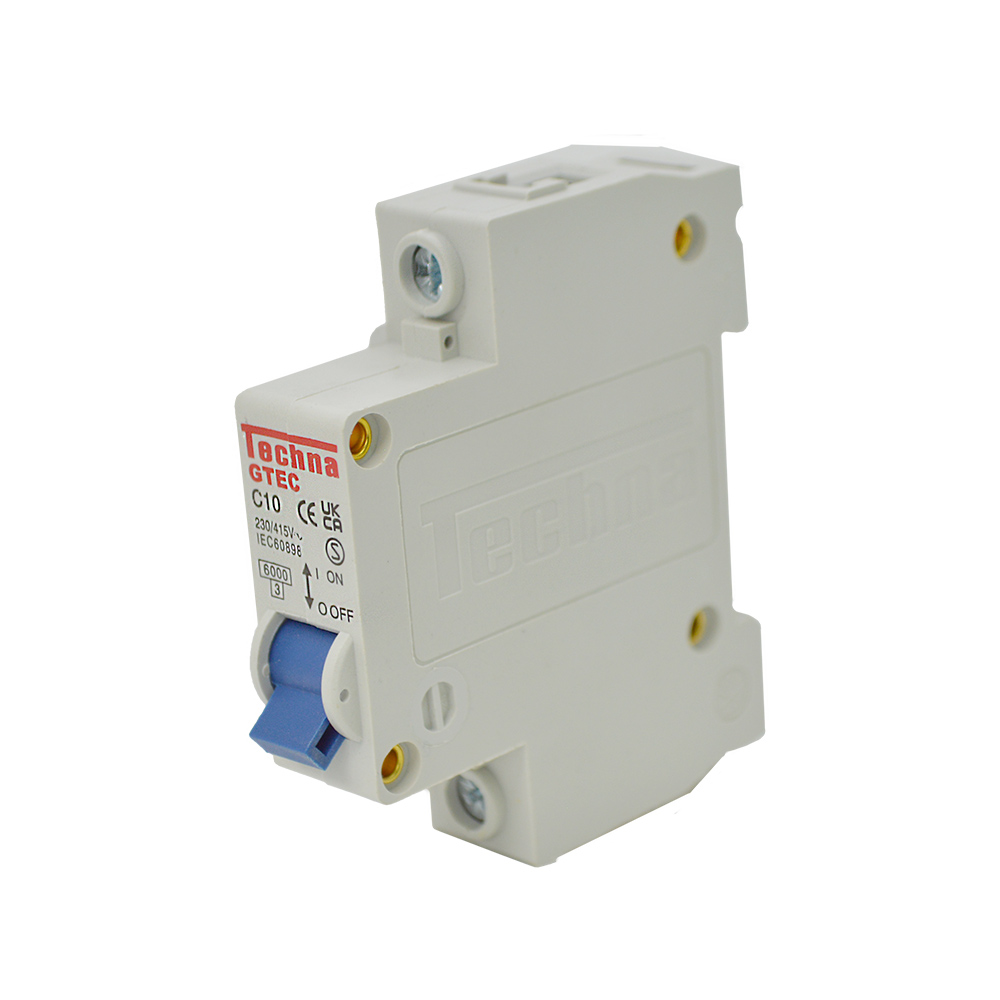 1C10 — INTERRUPTOR MINIATURA 1P 10AMP 230VCA PARA RIEL CURVA C