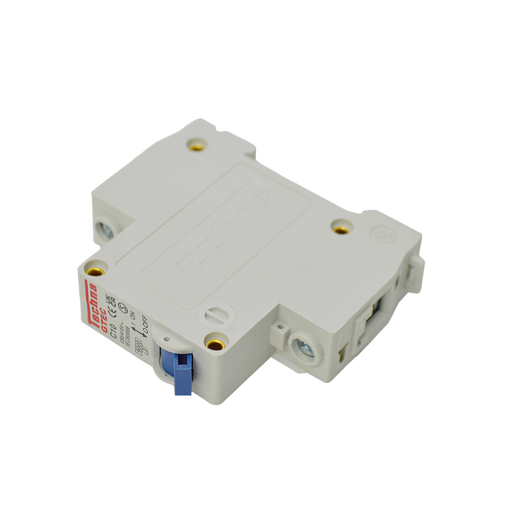 1C10 — INTERRUPTOR MINIATURA 1P 10AMP 230VCA PARA RIEL CURVA C