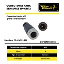 TP-CM12-4SF - CONECTOR M12, 4 PIN HEMBRA,  RECTO