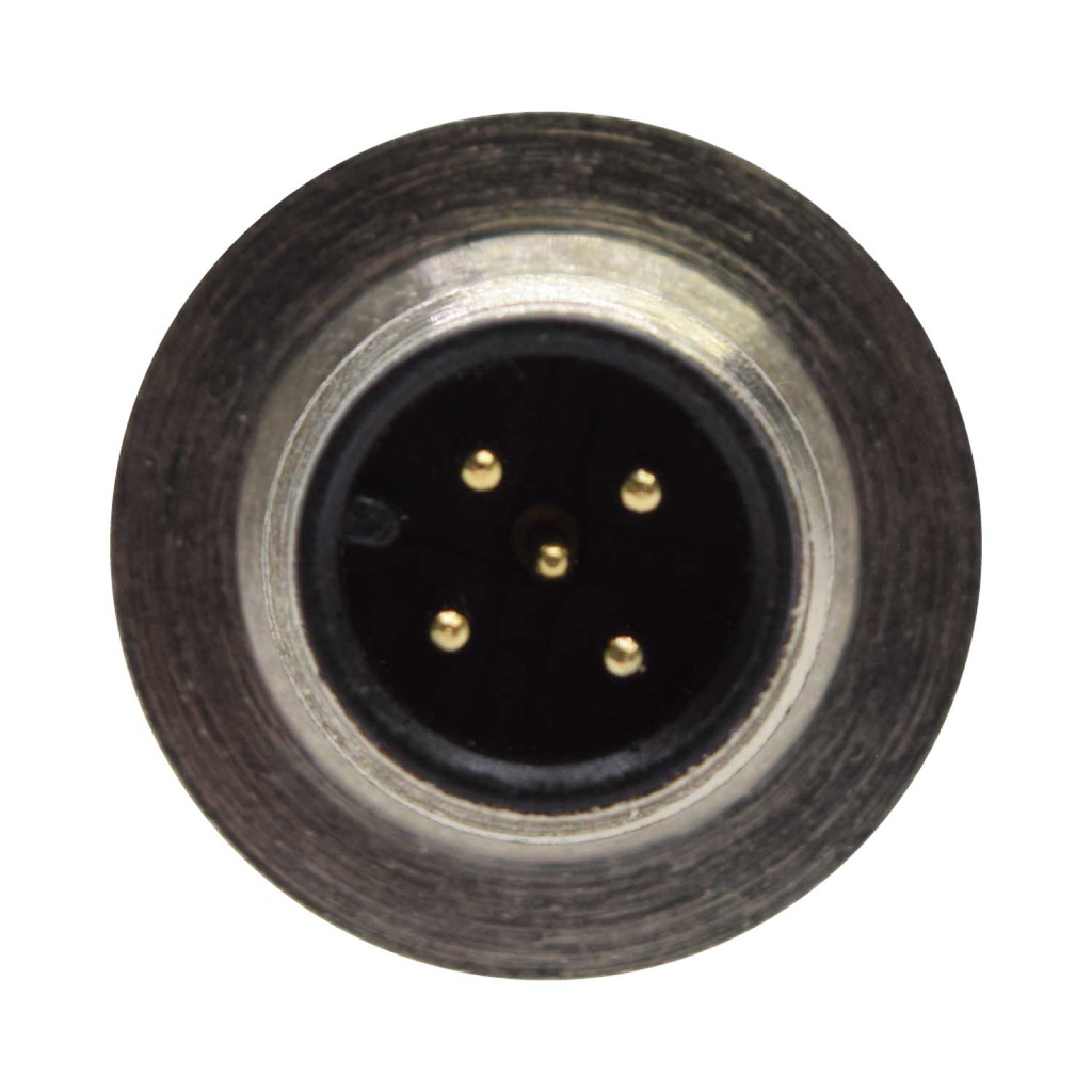 TP-CM12-5SM - CONECTOR M12, 5 PIN MACHO, RECTO