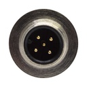 TP-CM12-5SM - CONECTOR M12, 5 PIN MACHO, RECTO