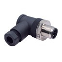 TP-CM12-4AM - CONECTOR M12, 4 PIN MACHO ANGULO