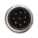 TP-M12-8MS2 — Conector Para Sensor De 8 Pines Con Cable 2 Metros Tp-m12-8