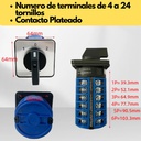 SA25-3-4 DY — ARRANCADOR MANUAL DELTA-ESTRELLA 25A 3POSICIONES, 440V, 48X48mm