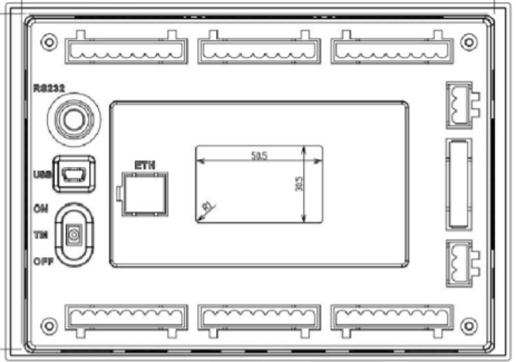 VS070-1614MDR1 — PLC MAIN/ HMI, 7 PULGADAS, 16 ENTRADAS, 14 SALIDAS