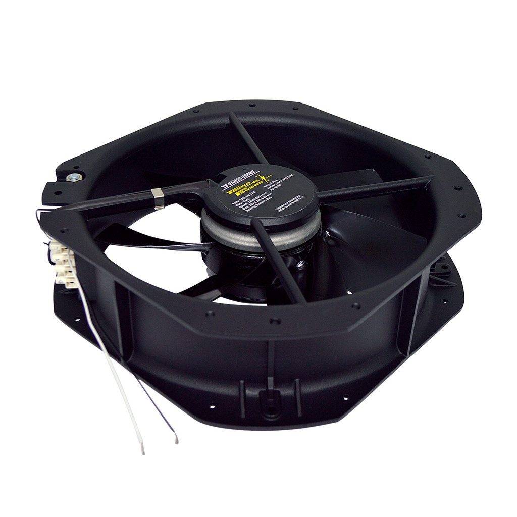 TP-FAN20-280BE — VENTILADOR CON BALERO 220VCA 280X280X80mm2400-2650RPM, CFM=1341/1512, 0.55AMP. REJILLA 280M (NO INCLUIDA) 