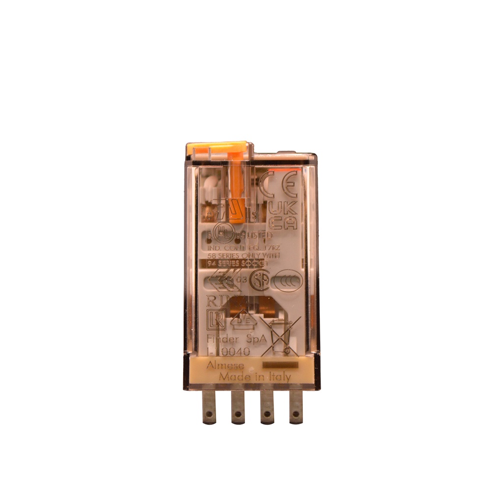 553482300054 - RELE C/LED 230VCA 4P2T 10AMP.