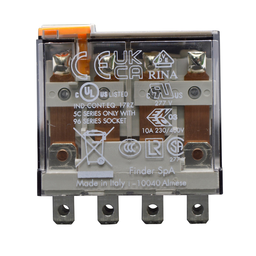 563482300010 - RELE FASTON 230VCA 4P2T 12AMP