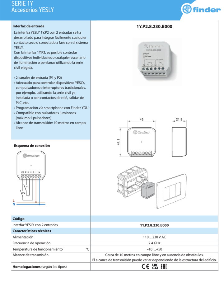 1YGU005 — GATEWAY WIFI YESLY