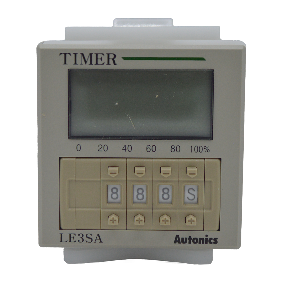 LE3SA — TIMER D 3 DIGITOS RETARDO/ON 2P2T, 110/220VCA