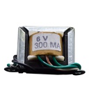 6V300MA/120V - TRANSFORMADOR 6V 300MA,ENTRADA 120VCA