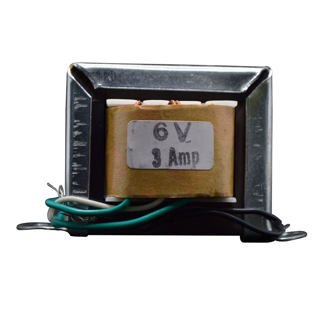 6V3A/120V - TRANSFORMADOR 6V 3AMP ENTRADA,120VCD