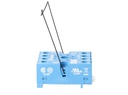 9026SMA - BASE 8PIN P/SERIE 60.12 AZUL 10A/250VCA