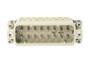 MCB-16P-10A — CONECTOR USO RUDO MACHO 10A 400V 16PIN (HEMBRA #FCB-16P-10A) 