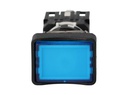 D070DDM — BOTON PULSADOR RECTANGULAR AZUL 16mm, 24VA/CD, RASANTE MOMENTANEO ILUMINADO CON LED, MAXIMO 2 CONTACTOS