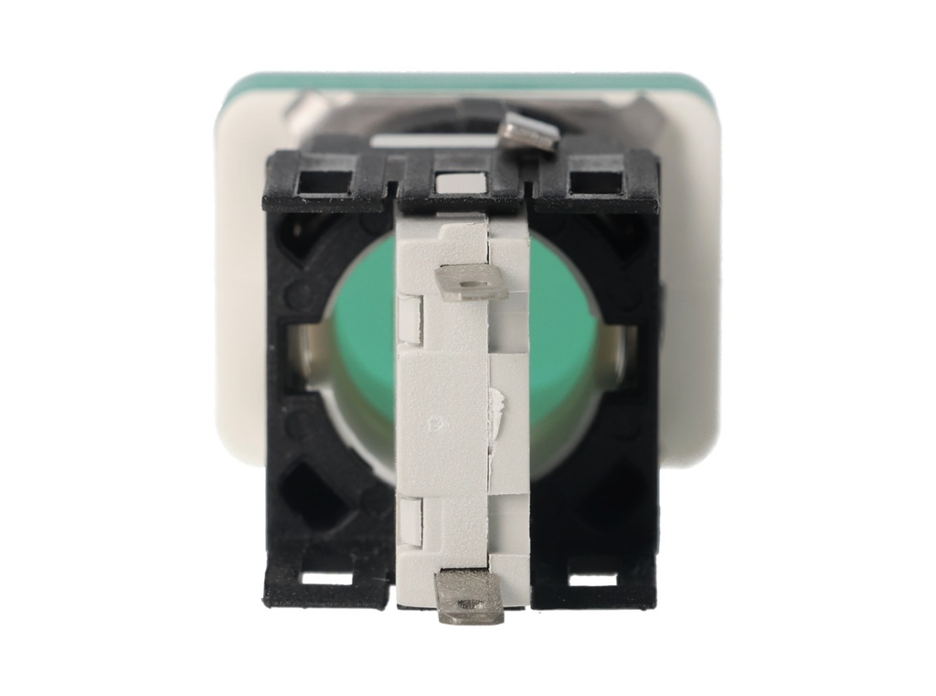 D090DXY — LAMPARA PILOTO 16mm CON LED, 24VCA/CD RECTANGULAR VERDE