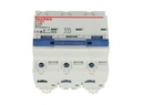 3C100 — INTERRUPTOR MINIATURA 3P 100AMP 440VCAPARA RIEL CURVA C