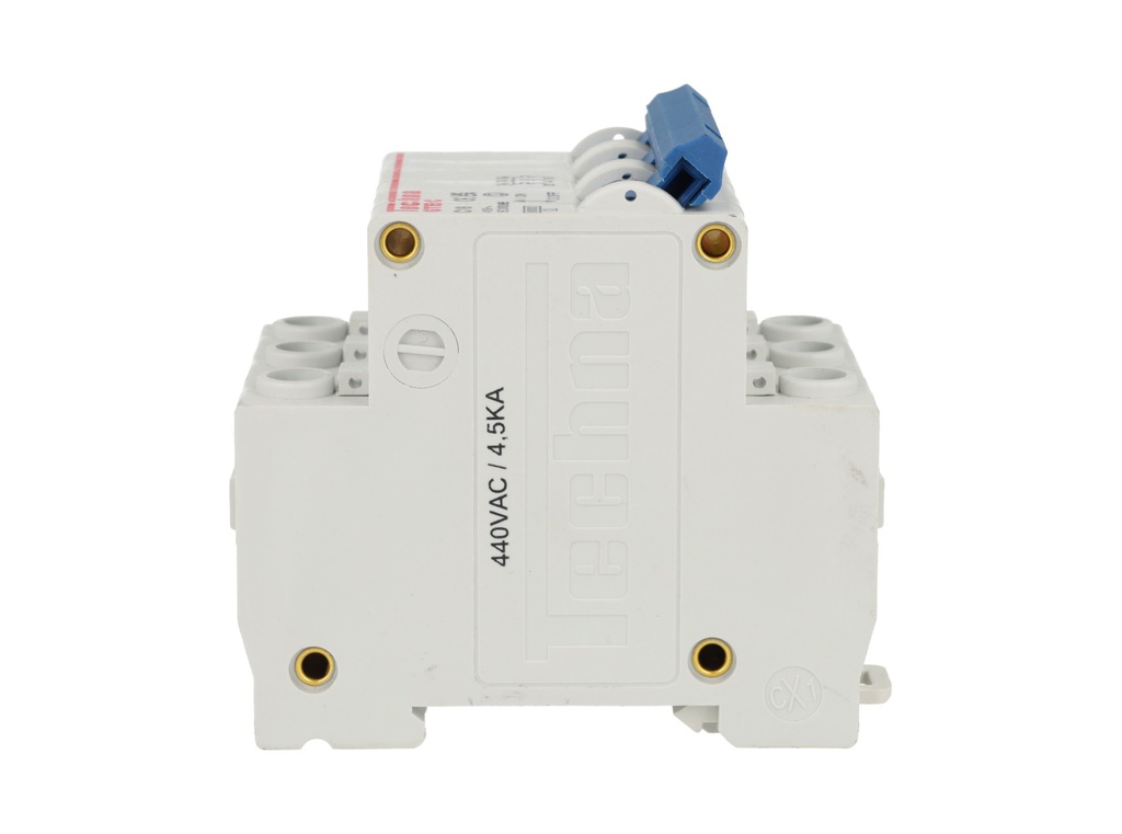 3C16 — INTERRUPTOR MINIATURA 3P 16AMP 440VCA PARA RIEL CURVA C