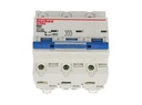 3B80 — INTERRUPTOR MINIATURA 3P 80AMP 440VCA PARA RIEL CURVA B