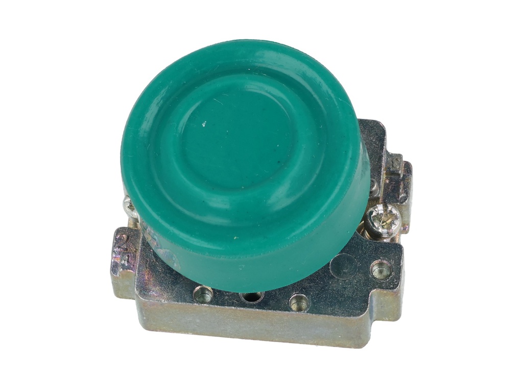 2AB3 — PULSADOR CON CAPUCHON DE GOMA 22MM VERDE