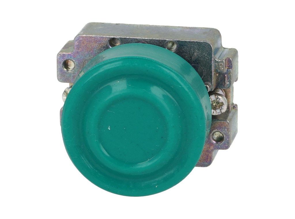 2AB3 — PULSADOR CON CAPUCHON DE GOMA 22MM VERDE