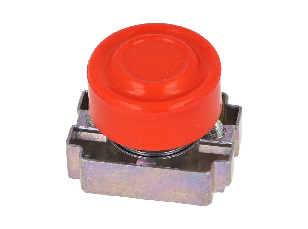 2AB4 — PULSADOR CON CAPUCHON DE GOMA 22MM ROJO