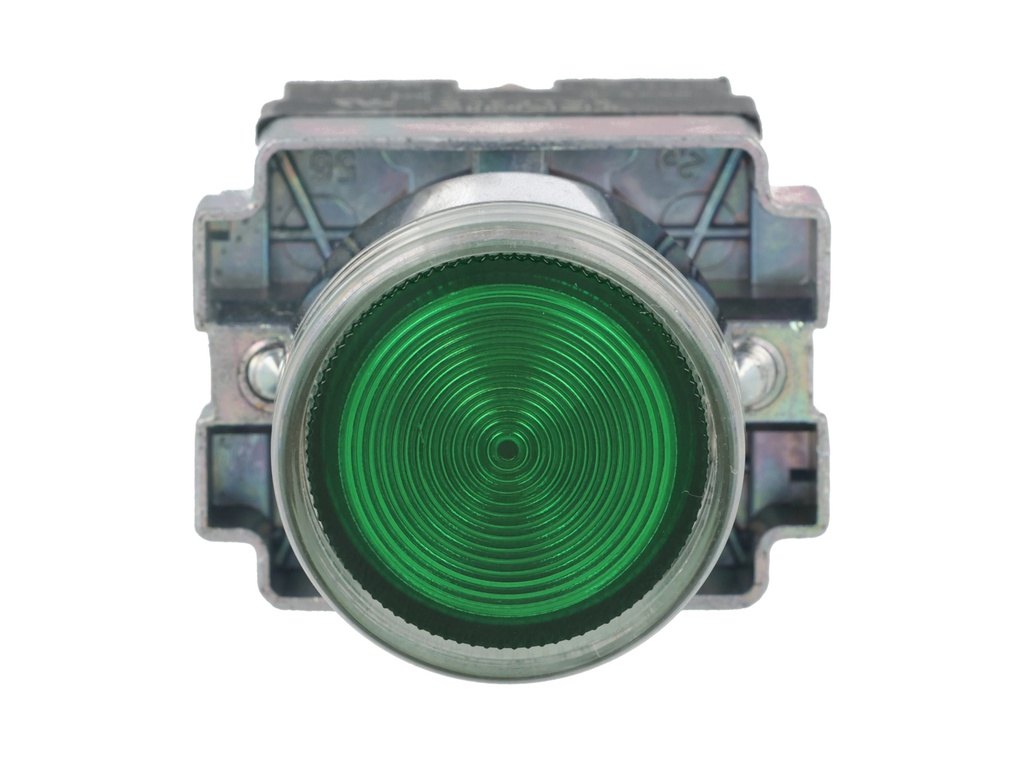 2ALF3LB-400 — PULSADOR ILUMINADO NO INCUYE LED6V, 12V, 24V, 48V, 110V, 230VCA/CD #MCB93*** (***=VOLTAJE) 