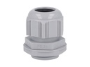 CG-PG21 — CONECTOR GLAND.PG21 19mm (3/4 ) POLIAM.GRIS INCLUYE TUERCA, BARRENO 1 1/8