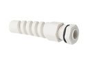 CONECTOR GLAND.GRIS C/ESPIRAL PG7 6MM (1, /4) POLIAMIDA  INCLUYE TUERCA Y SELLO,BARRENO 7/16