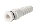 CONECTOR GLAND.GRIS C/ESPIRAL PG7 6MM (1, /4) POLIAMIDA  INCLUYE TUERCA Y SELLO,BARRENO 7/16