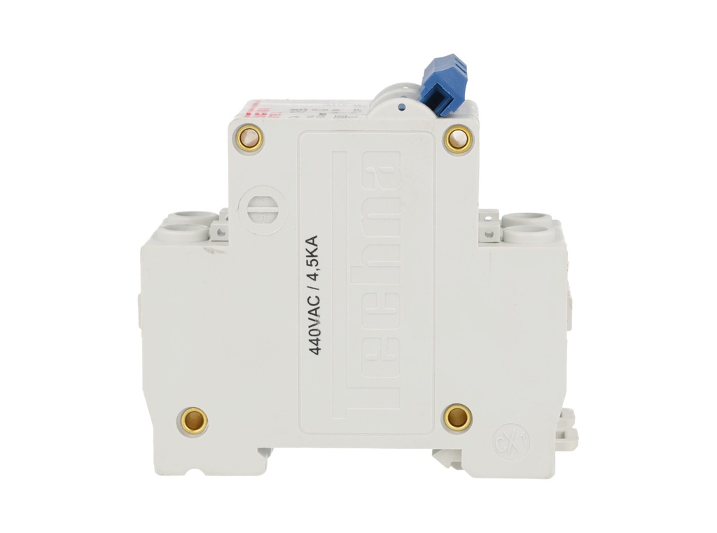 2C4 — INTERRUPTOR MINIATURA 2P 4AMP 440VCA PARA RIEL CURVA C