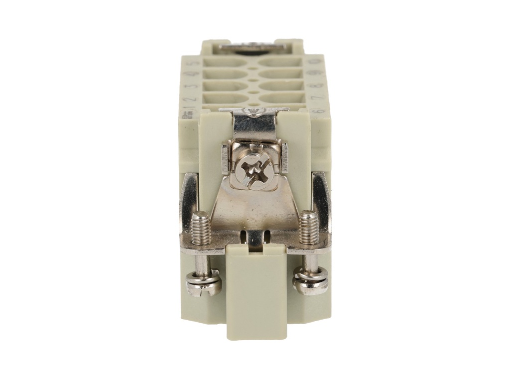 MCB-10P-10A — CONECTOR USO RUDO MACHO 10A 400V 10PIN (HEMBRA #FCB-10P-10A) 