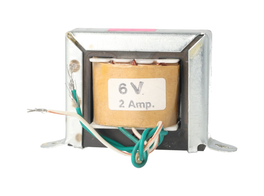 6V2A/120V - TRANSFORMADOR 6V 2AMP,ENTRADA 120VCA