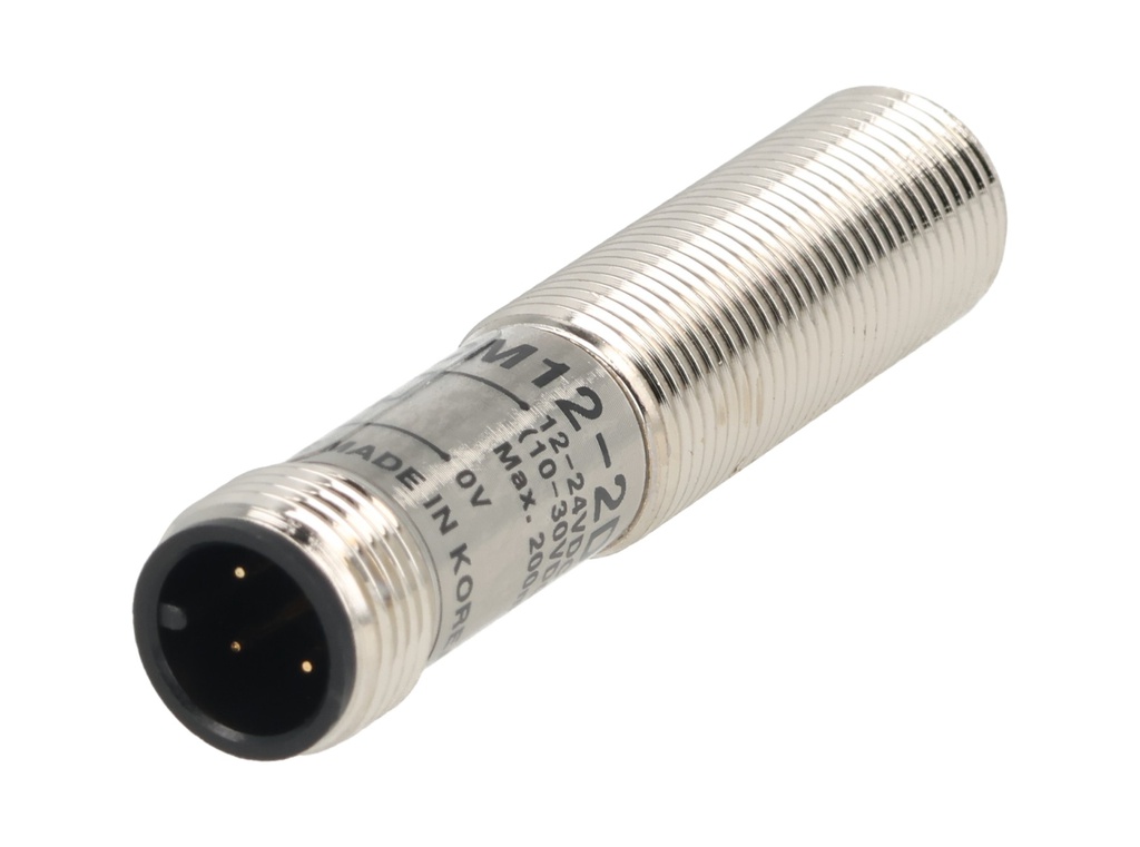 PRCM12-2DN — SENSOR INDUCTIVO NPN, NA, SENSADO DE 2MM, 15-30VCD