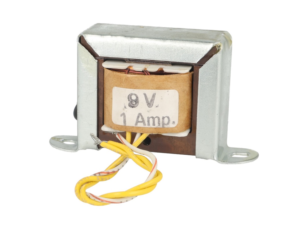 9V1A/120V - TRANSFORMADOR 9V 1AMP,ENTRADA 120VCA