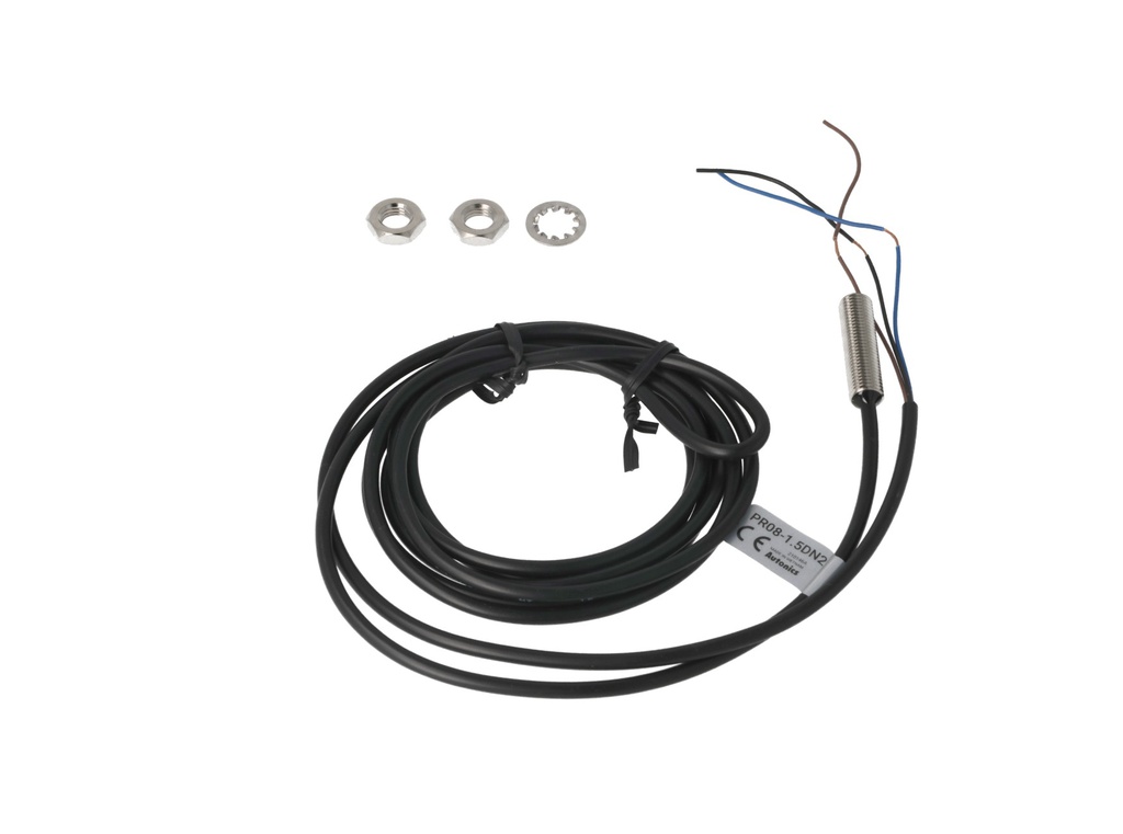 PR08-1.5DN2 — SENSOR INDUCTIVO NPN, NC, SENSADO DE 1.5MM, 10-30VCD