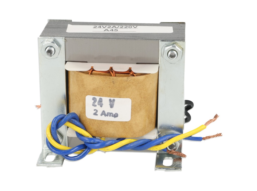 24V2A/220V - TRANSFORMADOR 24V 2AMP,ENTRADA 220VCA