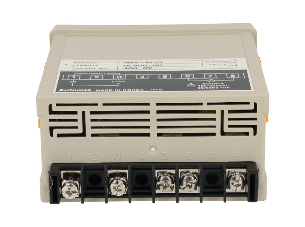 M5W-AV-5 - VOLTIMETRO DE PANEL 41/2 DIG. 0-400VCA