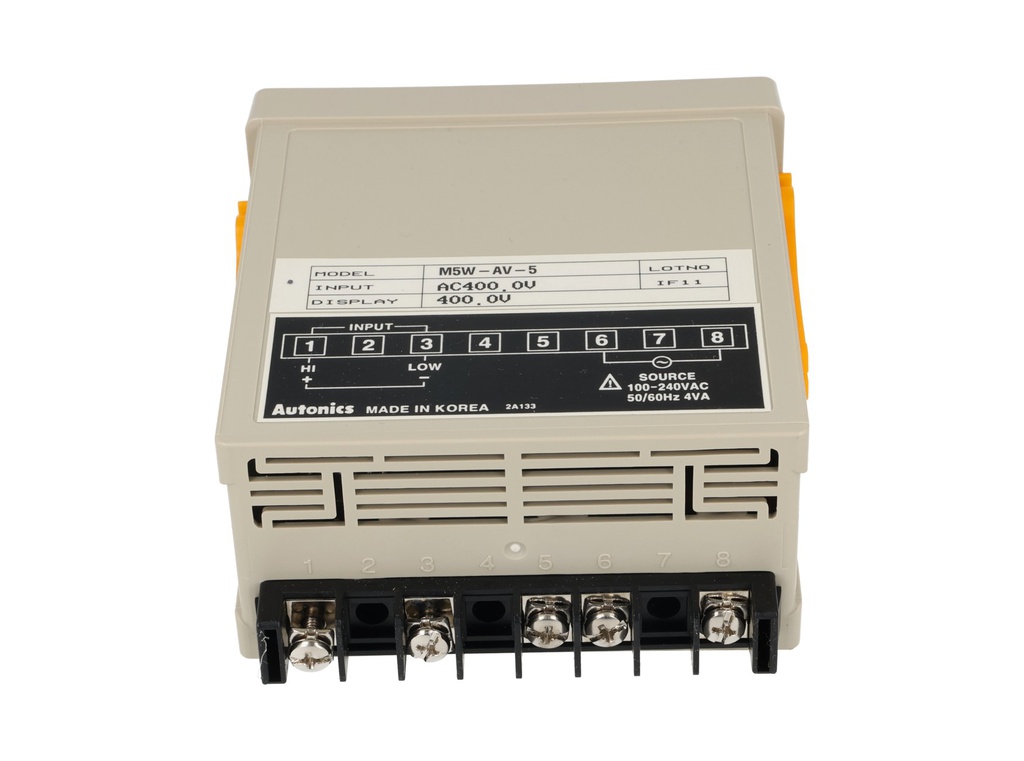 M5W-AV-5 - VOLTIMETRO DE PANEL 41/2 DIG. 0-400VCA