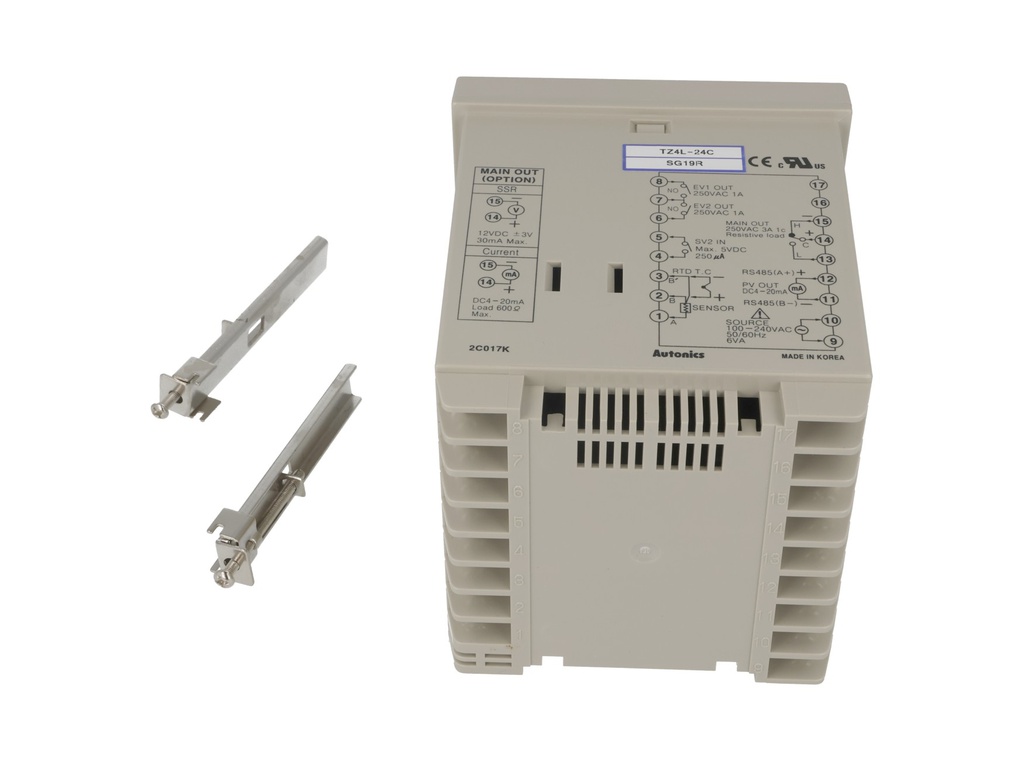 TZ4L-24C — CONTROLADOR DE TEMP. PID 100-240VCA, 96X96X100mm, SALIDA/CORRIENTE.